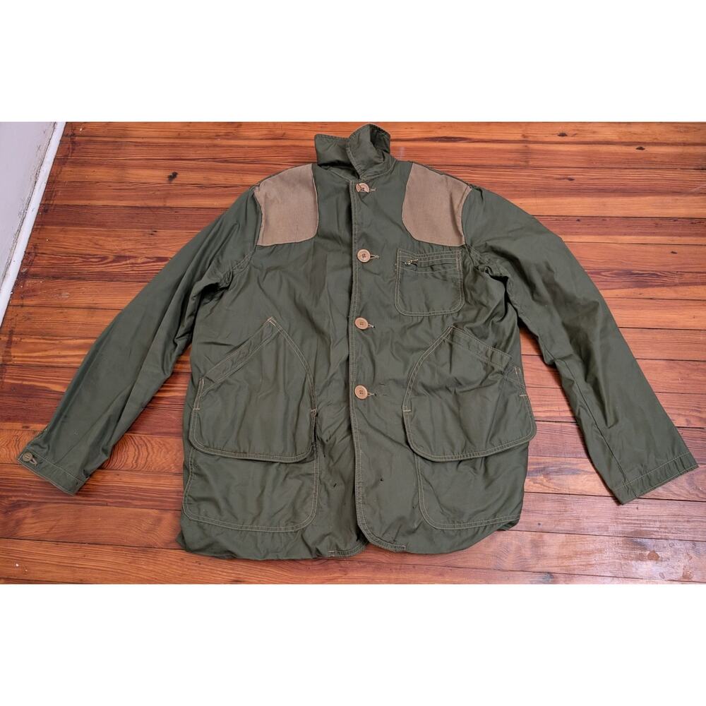 American Field Sportswear Green Mens Field Jacket Large